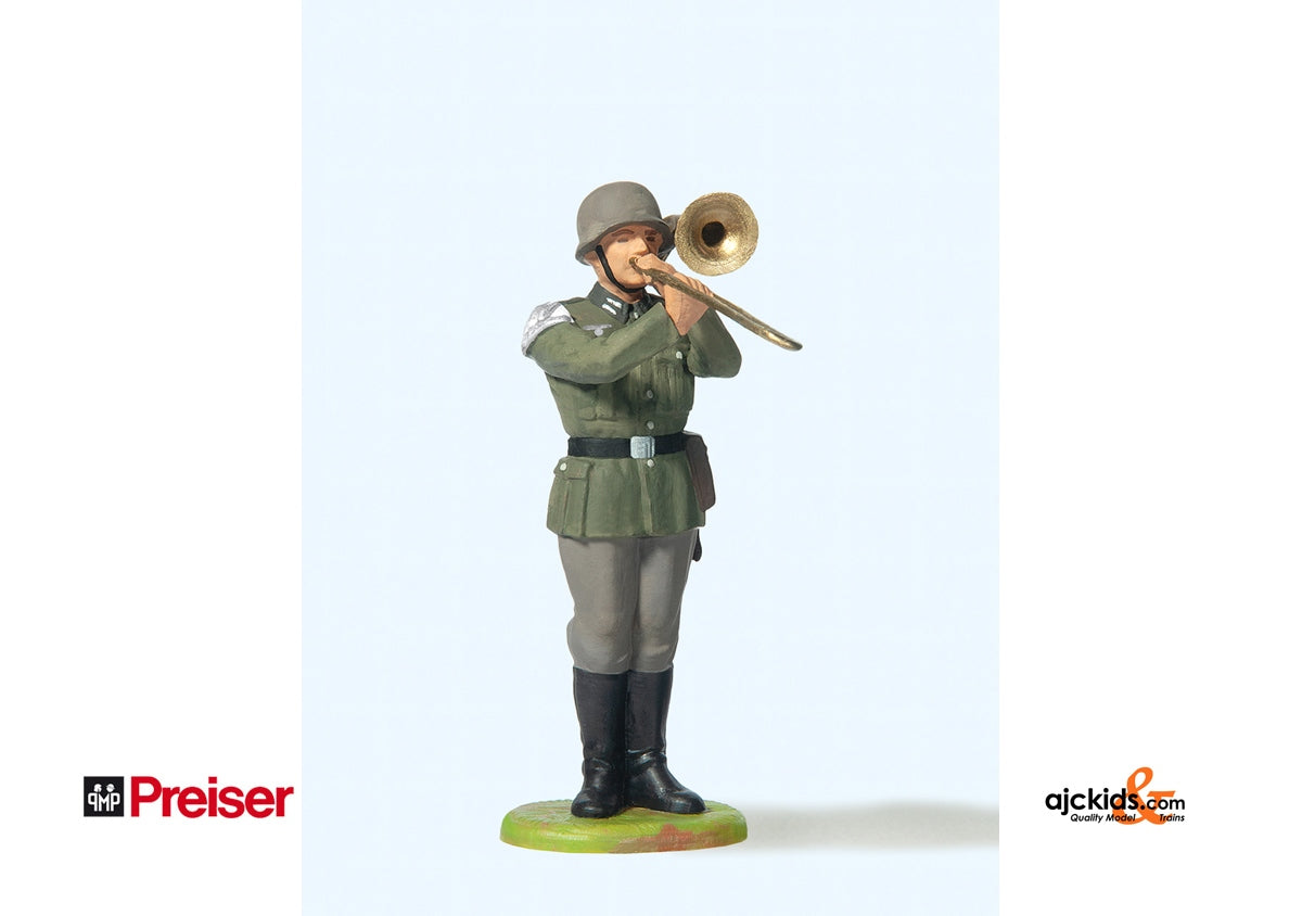 Preiser 56033 Musician with trombone 1:25