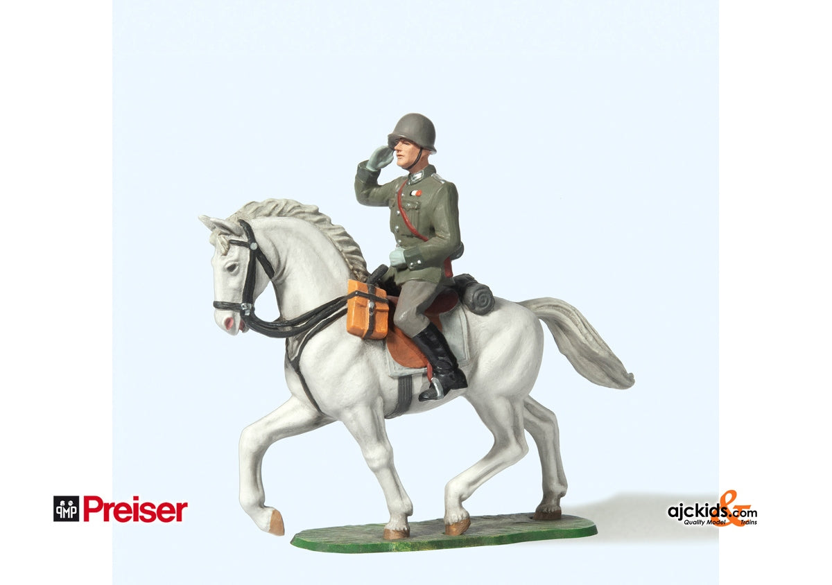 Preiser 56050 Officer rdng salutng 1:25