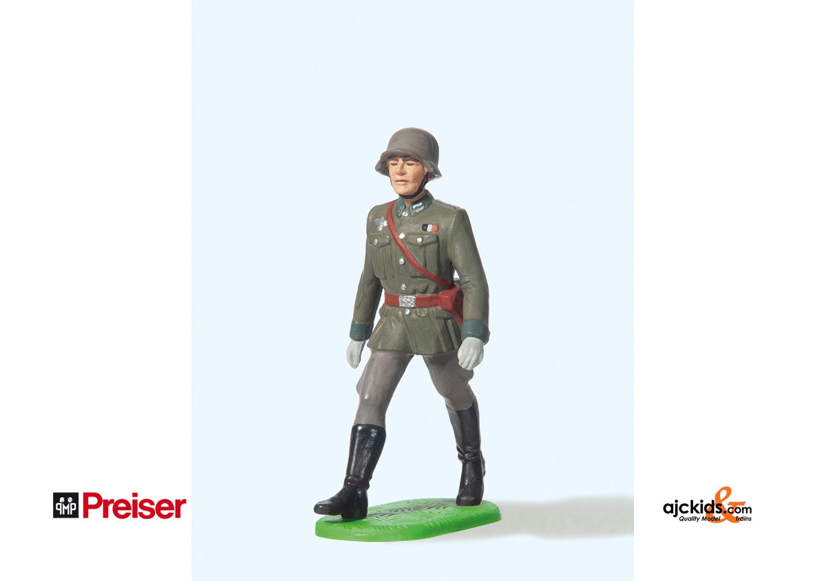 Preiser 56051 Officer marching 1:25