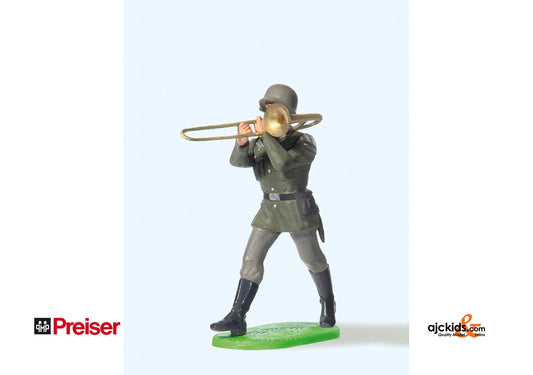 Preiser 56083 Mscn  marching with trmbne 1:25