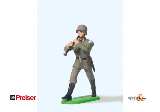 Preiser 56086 Mscn  marching with clrnt 1:25