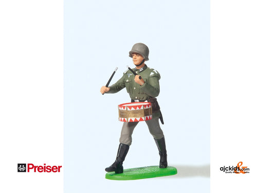 Preiser 56090 Mscn  marching with sm drm 1:25