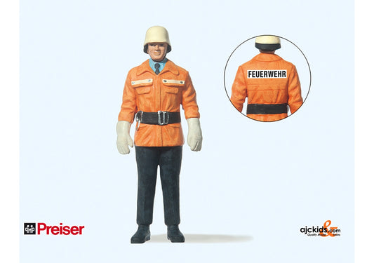 Preiser 57550 FRG fireman standing 1:24