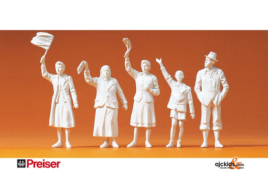 Preiser 64002 Civilians unpainted 1:35