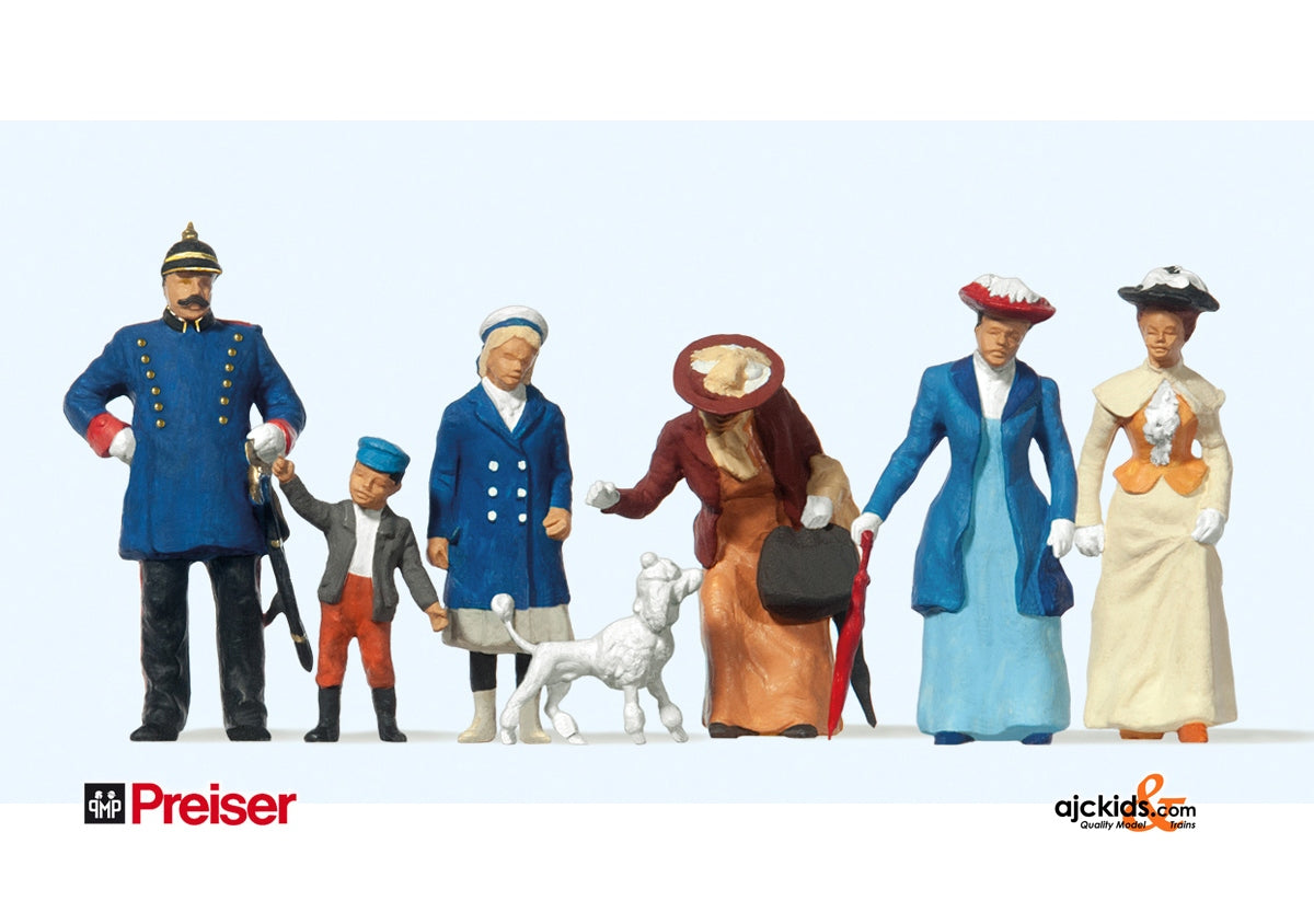 Preiser 65303 - 1900's Police/passers-by