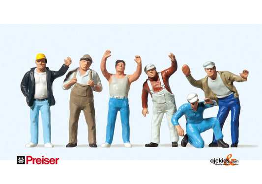 Preiser 65319 - Truckers 6 pcs