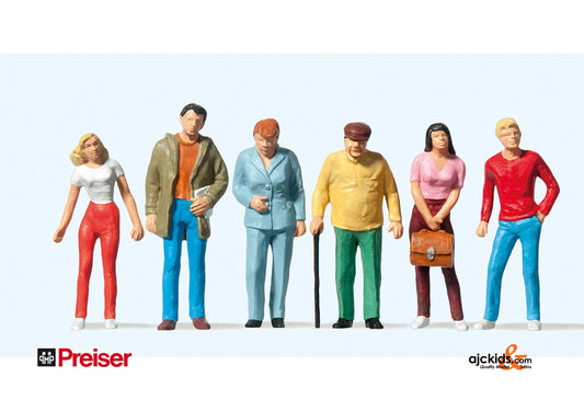 Preiser 65320 - Passers-by standing 6 pcs