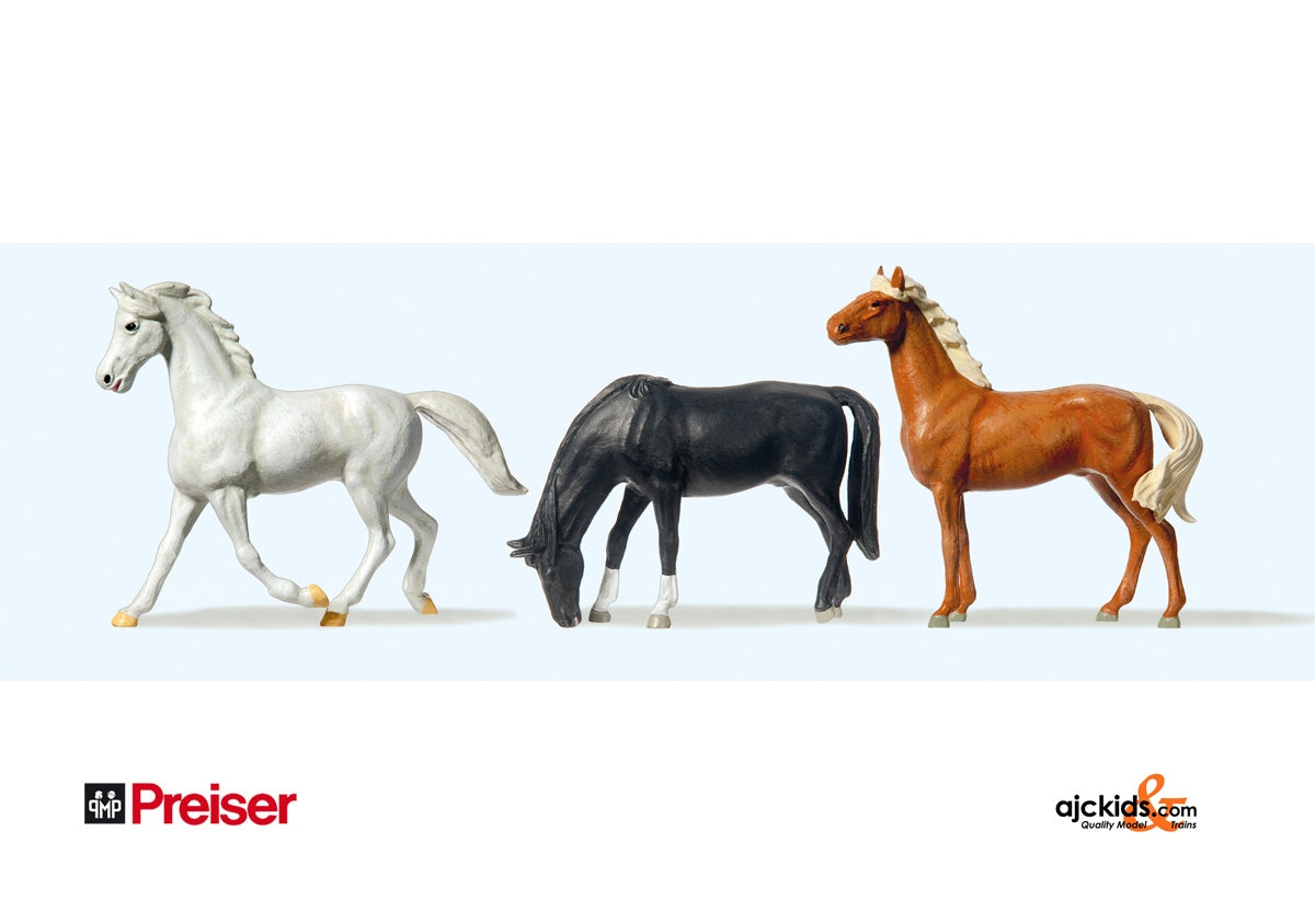 Preiser 65323 - Horses 3 pcs