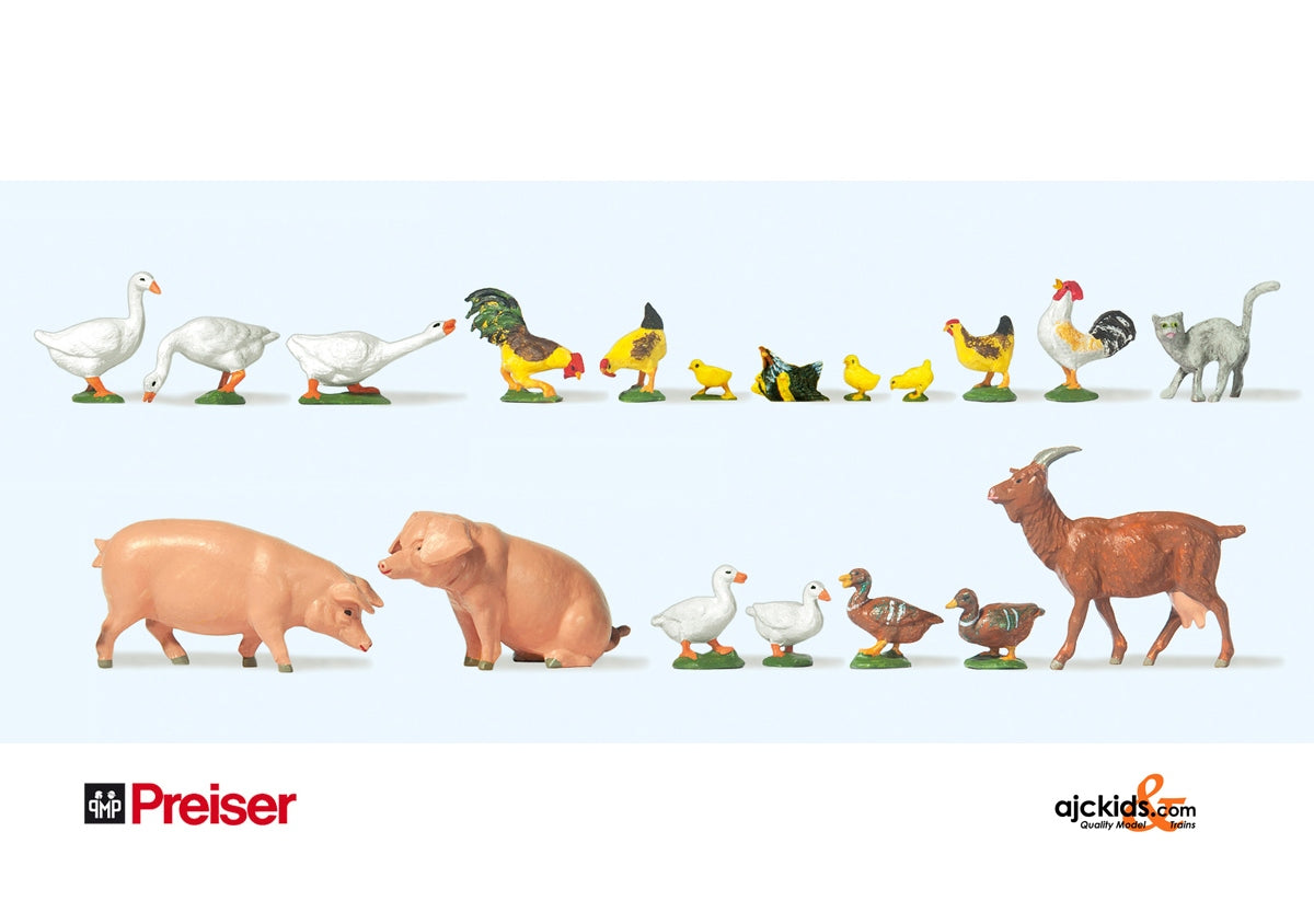 Preiser 65326 - Animals Small Assort 19/