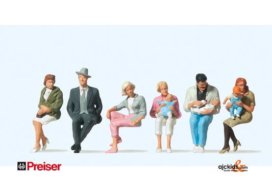 Preiser 65327 - People Seated 6 pcs