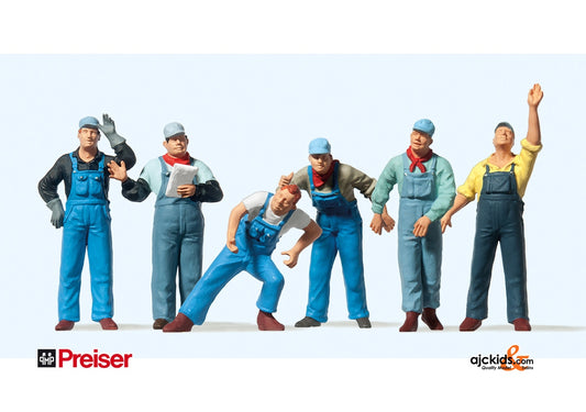 Preiser 65353 - US Railway Personnel 6 pcs