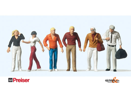 Preiser 68204 People Walking 1:50 6 pcs