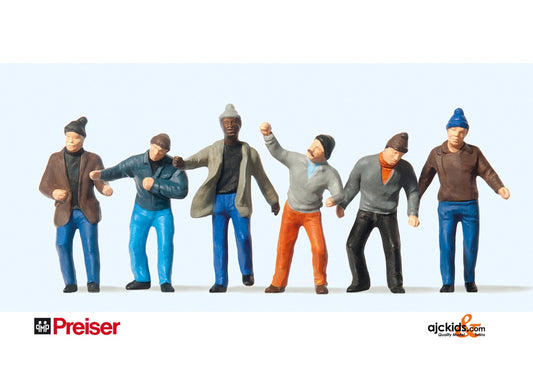 Preiser 68211 Outdoor Workers 1:50 6 pcs