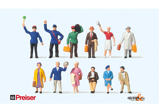 Preiser 75000 - Passengers & railwy prsn