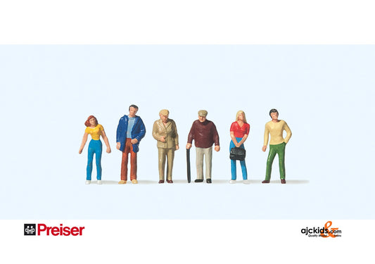 Preiser 75002 - Passers By Standing 6 pcs