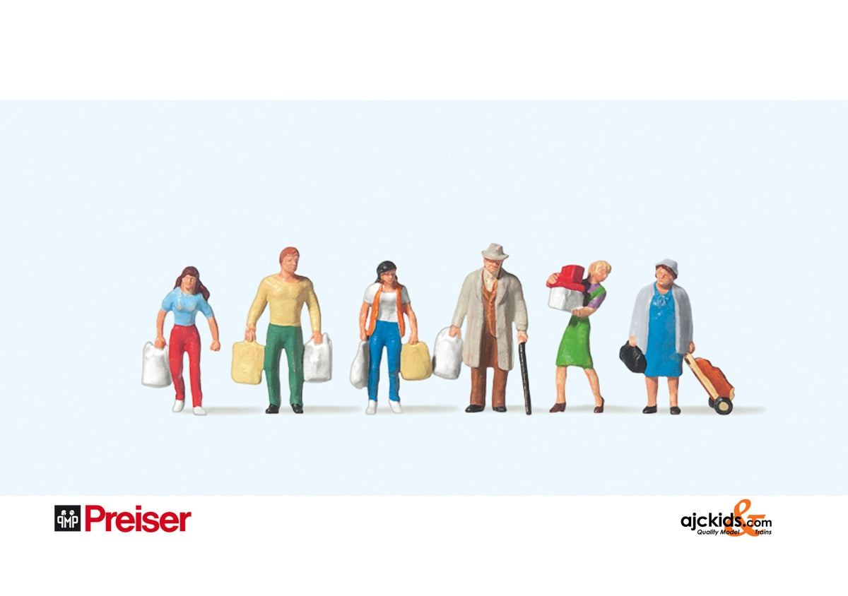 Preiser 75005 - Shoppers 6 pcs