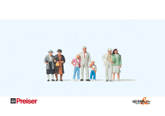 Preiser 75011 - Shopping promenade 1:120