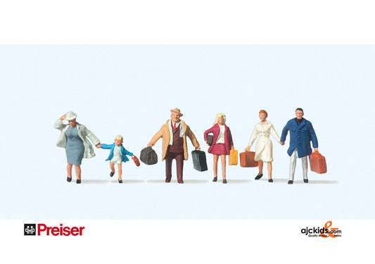 Preiser 75015 - Family with luggage