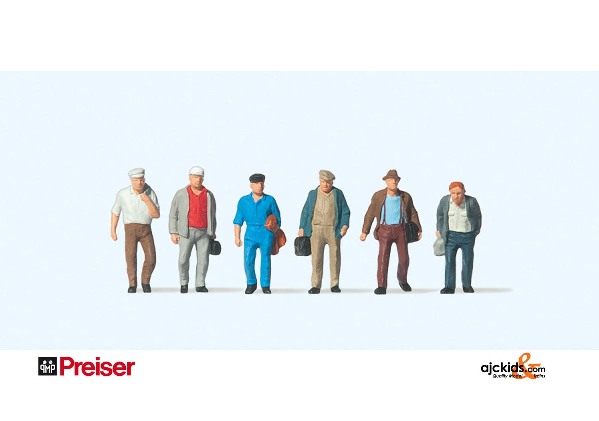 Preiser 75018 - Male pedestrians walking