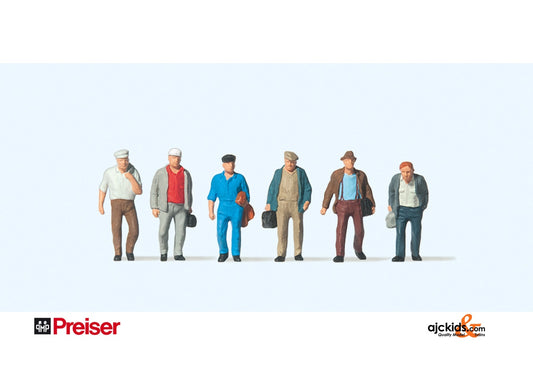 Preiser 75018 - Male pedestrians walking