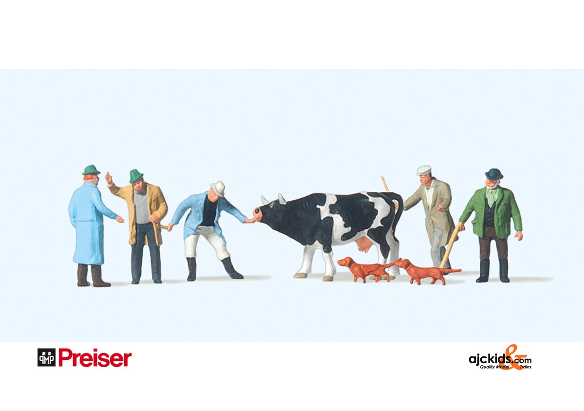 Preiser 75021 - Cattle handlers
