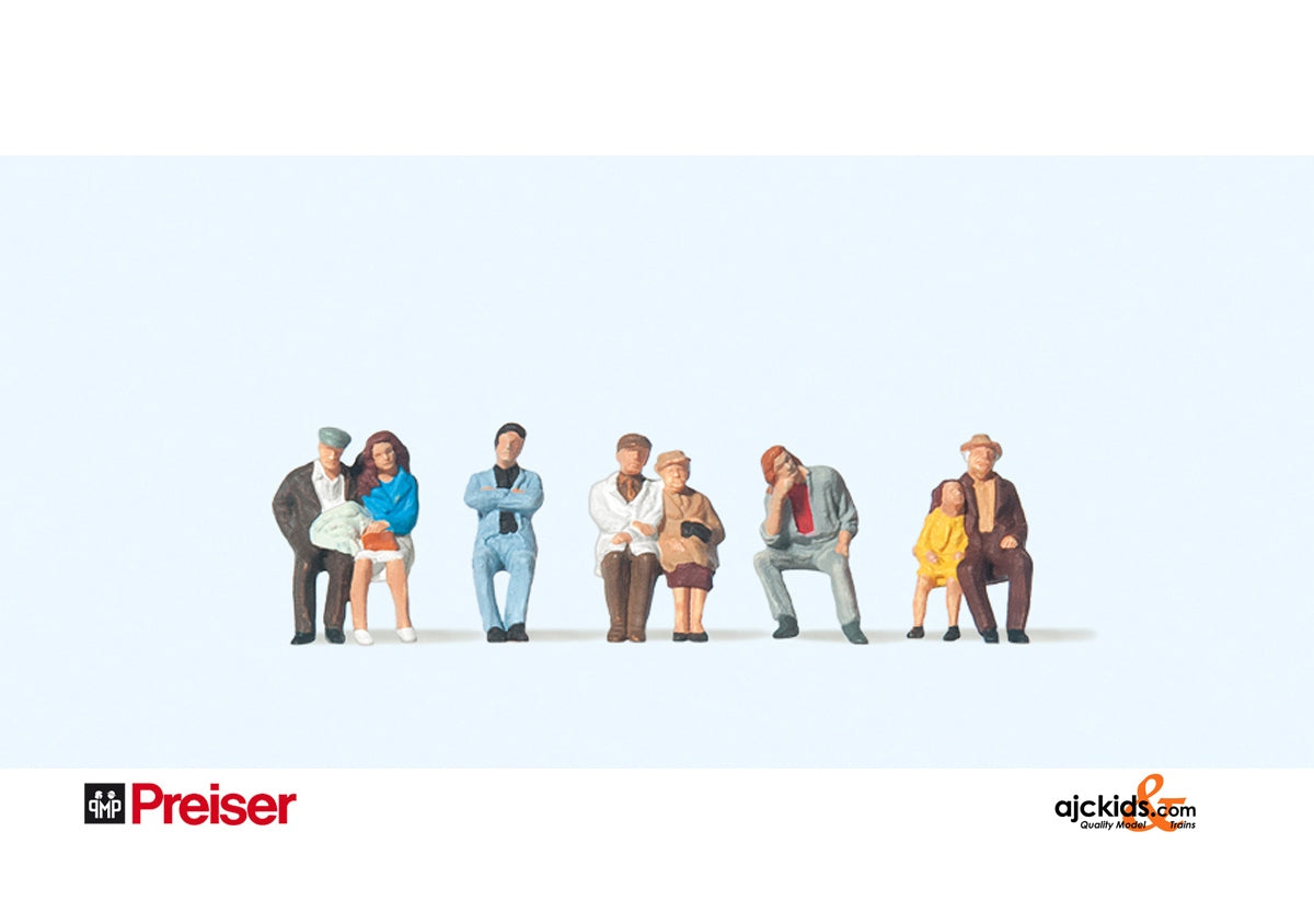 Preiser Figures Preiser 75024 - Seated passengers 8/ – Ajckids