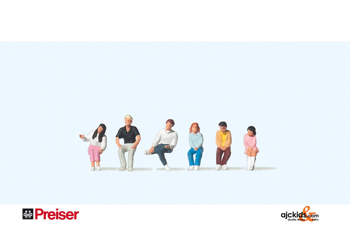 Preiser 75025 - Seated passengers 6 pcs