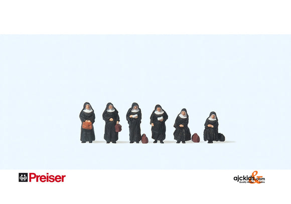 Preiser 79128 Nuns with luggage (6 pieces)