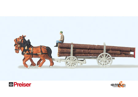 Preiser 79477 Log hauling wagon