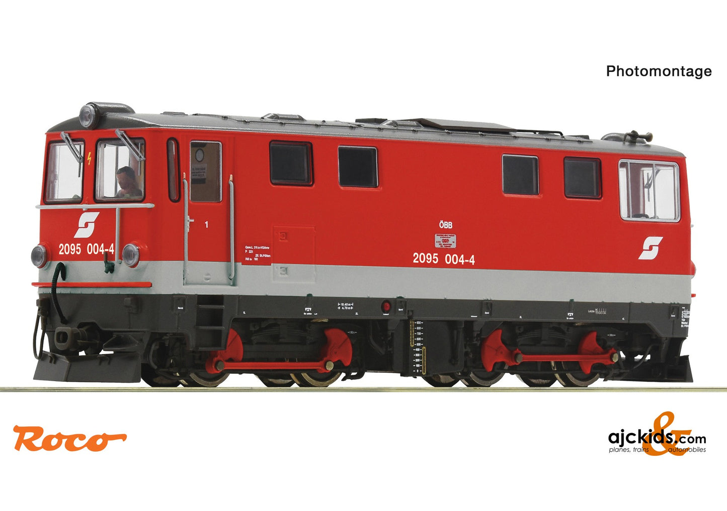 Roco 33294 -Diesel locomotive 2095 004-4, Railroad_ÖBB - Austrian Railways, Country_Austria