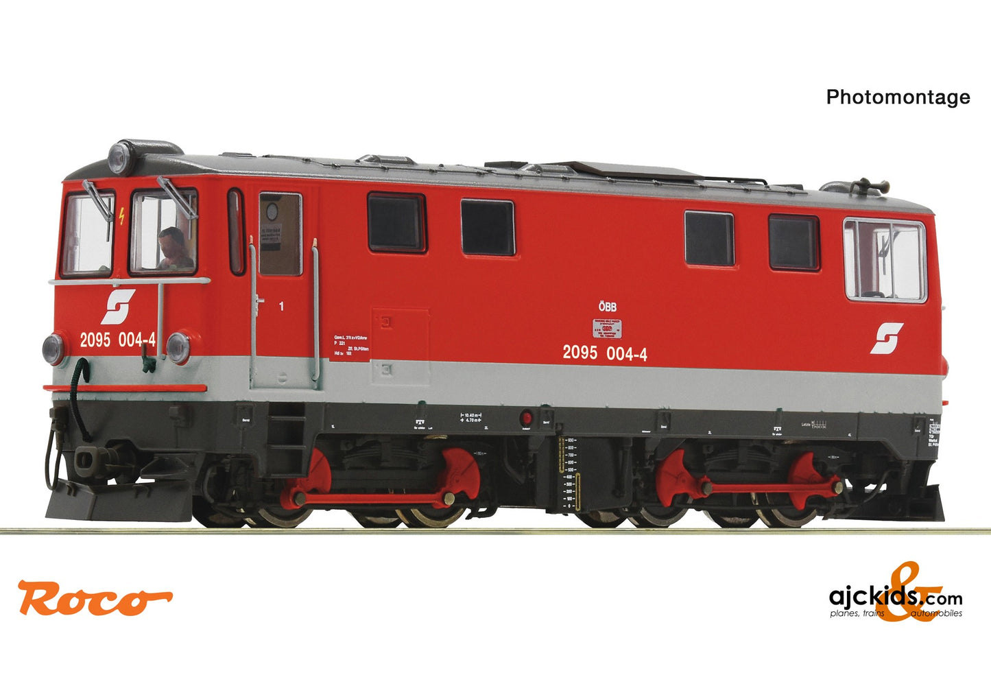 Roco 33295 -Diesel locomotive 2095 004-4, Railroad_ÖBB - Austrian Railways, Country_Austria