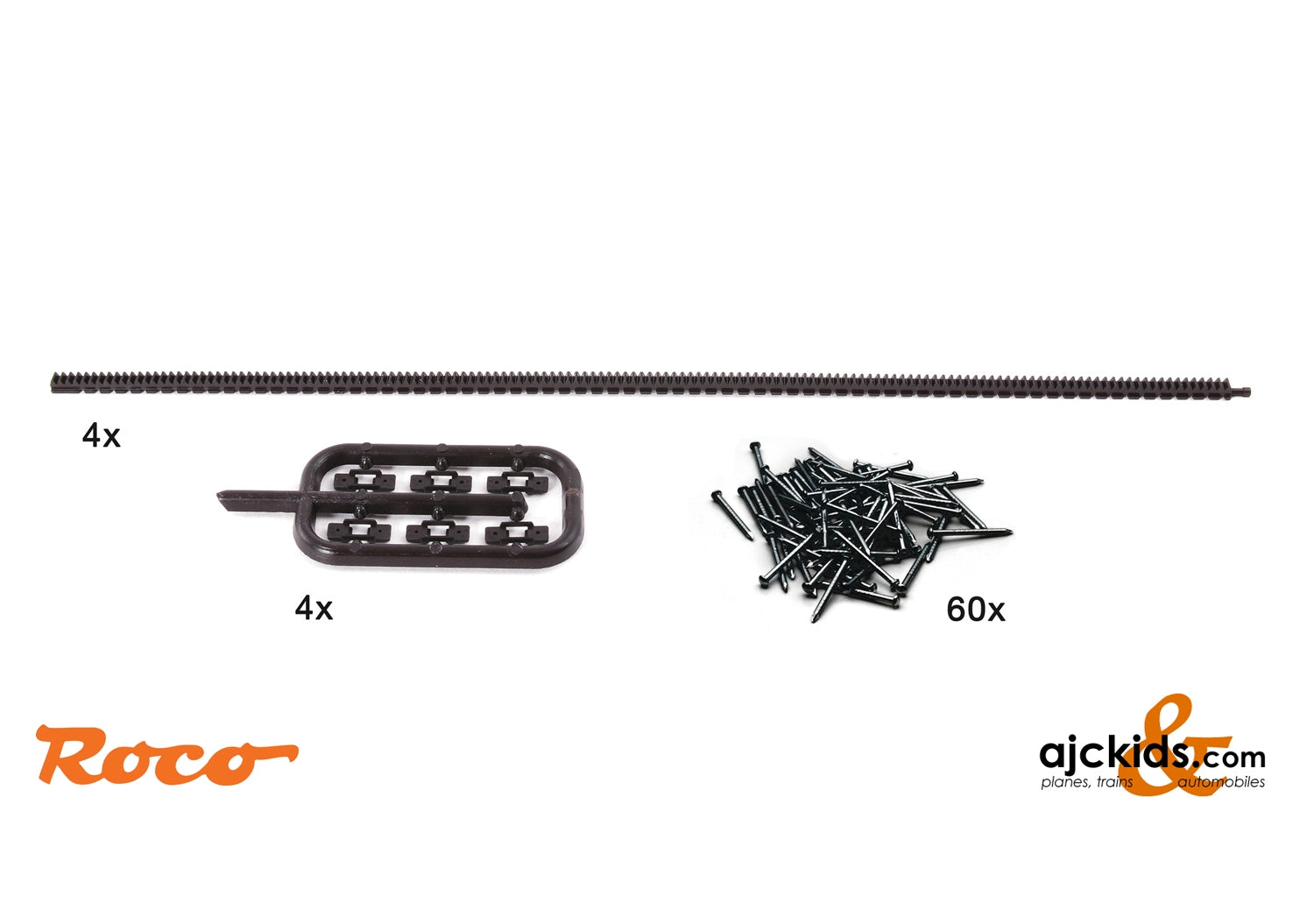 Roco 42602 - Flexible toothed racks for Roco LINE tracks