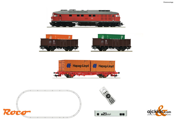 Roco 5110003 - z21 start Digitalset: Diesel locomotive class 232 with goods train, DB AG at Ajckids.com