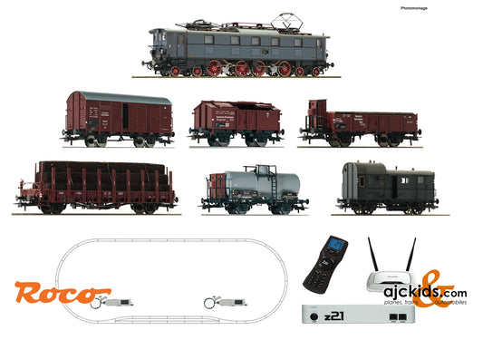 Roco 51323 - z21 digital set: Electric locomotive E 52 with goods train