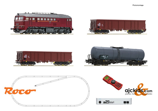 Roco 51331 - z21 start digital set: Diesel locomotive class 120 with goods train