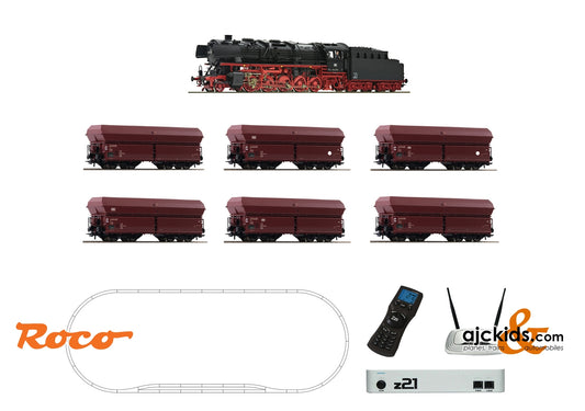 Roco 51337 - z21 digital set: Steam locomotive class 044 with ore train