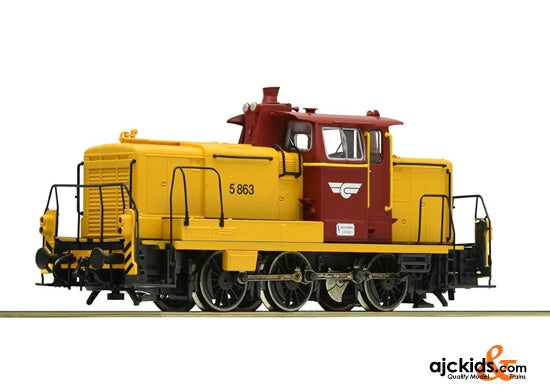 Roco 52532 Diesel Locomotive Di5; gelb/braun