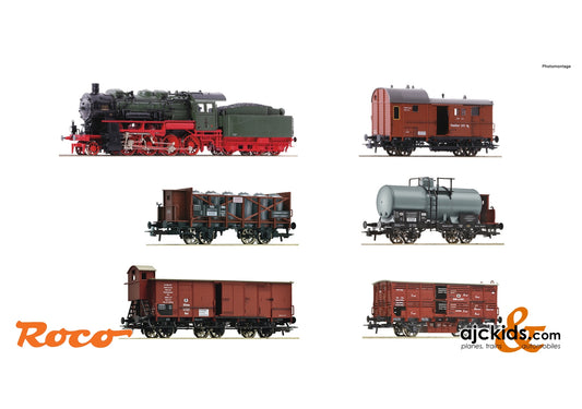 Roco 61482 - 6 piece set: “Prussian goods train” (AC Sound)