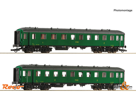 Roco 6200037 - 2-piece set 2: Express tr ain coaches, CSD, EAN: 9005033064440