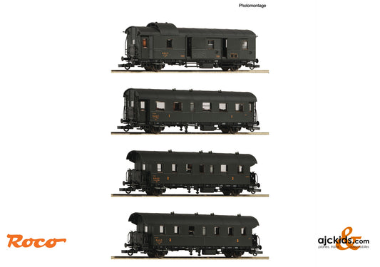 Roco 6200055 - 4-piece set: Passenger tr ain, SNCF, EAN: 9005033066550