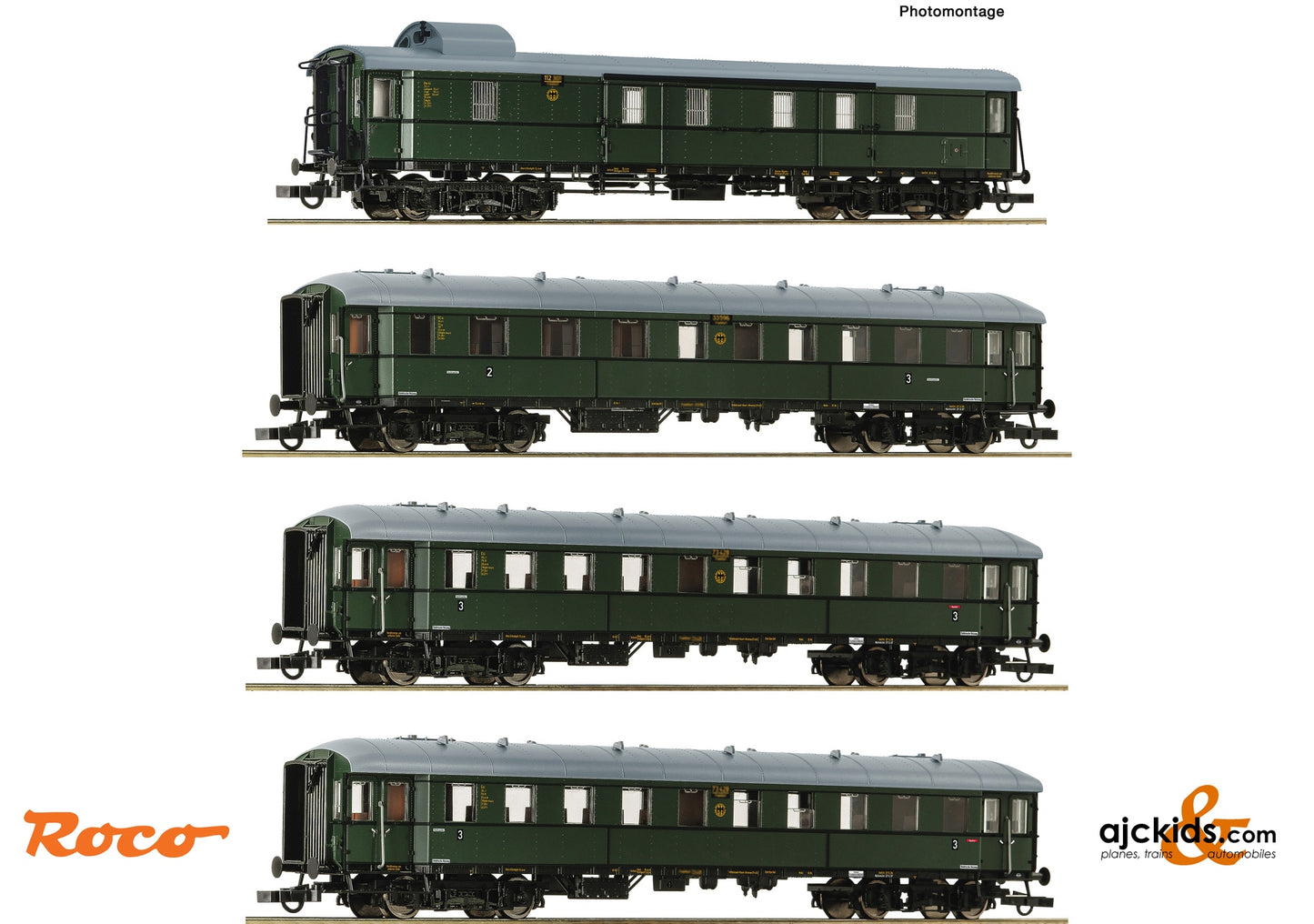 Roco 6200056 - 4-piece set 1: Zwickau t raditional train, DR, EAN: 9005033066925
