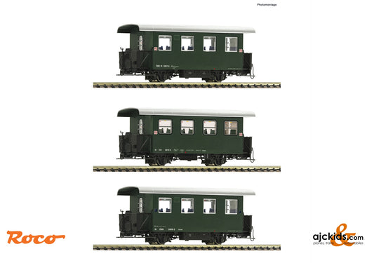 Roco 6240001 - 3-piece set: Narrow gauge coaches, ÖBB, EAN: 9005033063719