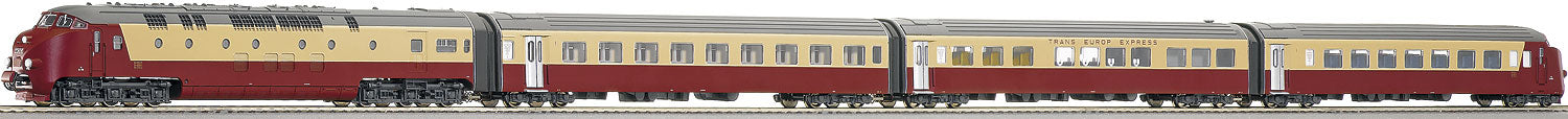Roco 63122 Diesel powered rail car train De 1001-03 of the NS