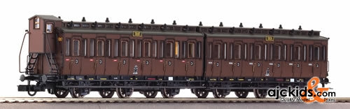 Roco 64066 Pair of Compartment Wagons 3rd Class
