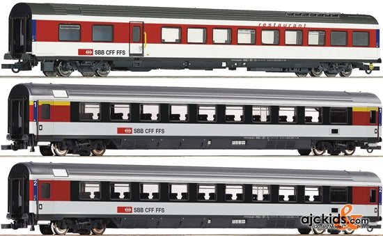 Roco 64143 Set: EC + EW IV Wag 3-tlg.