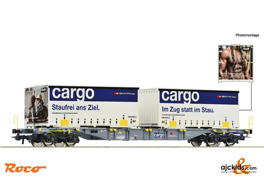 Roco 6600028 - Container carrier wagon, SBB Cargo at Ajckids.com