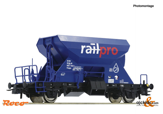 Roco 6600070 - Gravel wagon, Railpro, EAN: 9005033065522