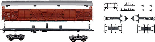 Roco 66641 4-axle boxcar kit