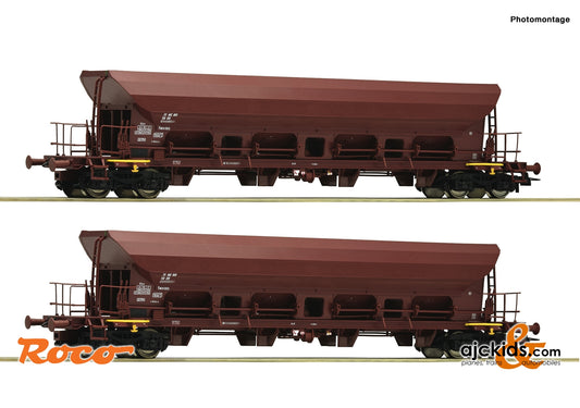 Roco 67088 - 2 piece set: Self unloading hopper wagons