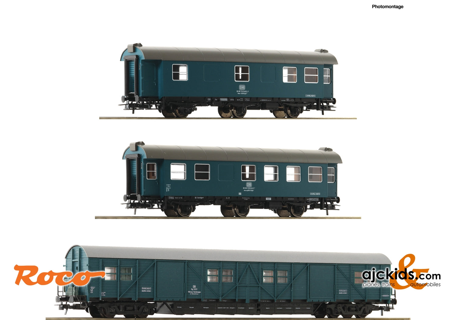 Roco 67198 - 3 piece set: Construction train